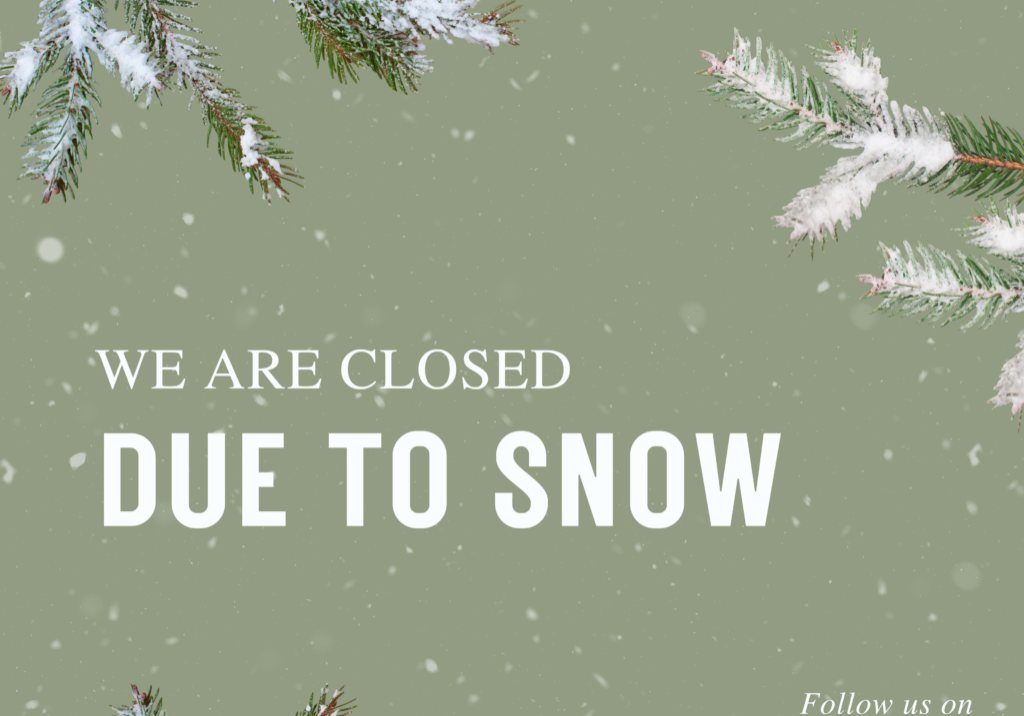 Green Organic Snow Closure LinkedIn Post